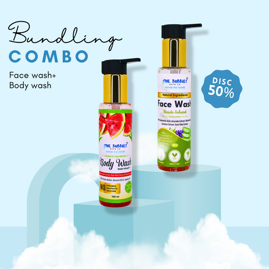 Skincare Duo: Body Wash & Face Wash Combo