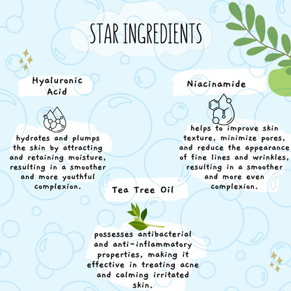 list of ingredients of facewash part 1